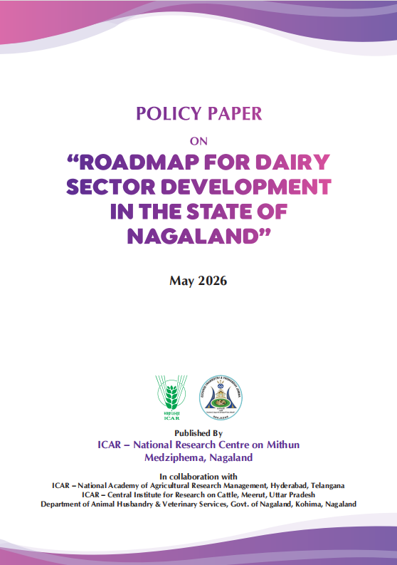 Policy Paper- Roadmap for Diary Sector